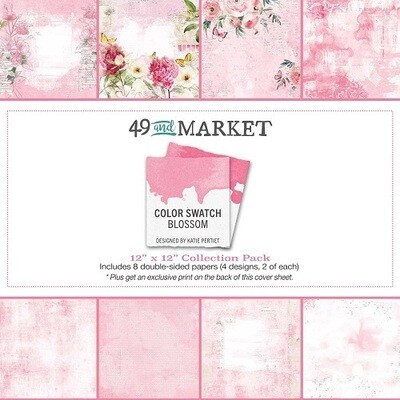 49 & Market - Colour Swatch - Blossom - 12"x 12" Collection Pack - CSB40117 - 8 sheets