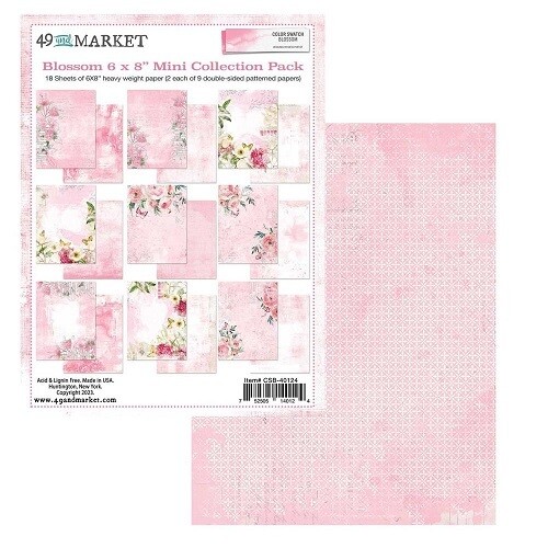 49 &amp; Market - Colour Swatch - Blossom - 6&quot; x 8&quot; Paper Pack - CSB40124 - 18 sheets