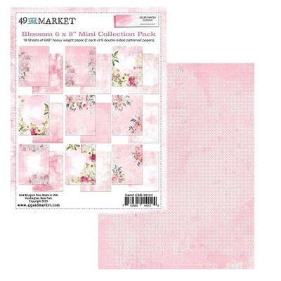49 & Market - Colour Swatch - Blossom - 6" x 8" Paper Pack - CSB40124 - 18 sheets
