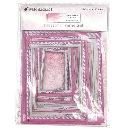 49 &amp; Market - Colour Swatch - Frame Set - Blossom - CSB40162 - 18 pcs