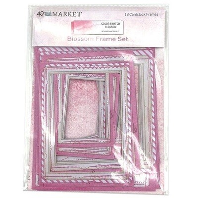 49 &amp; Market - Colour Swatch - Frame Set - Blossom - CSB40162 - 18 pcs