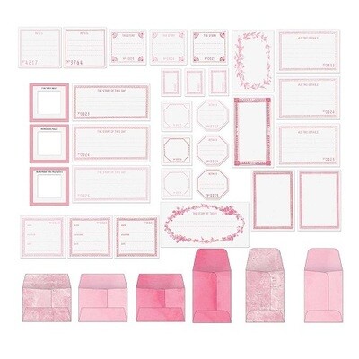 49 &amp; Market - Colour Swatch: Blossom - Envelope Bits - CSB40186 - 37 pcs