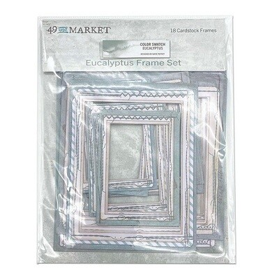 49 &amp; Market - Colour Swatch - Frame Set - Eucalyptus -  CSE39944 - 18 pcs