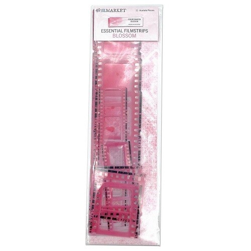 49 &amp; Market - Colour Swatch: Blossom - Acetate Filmstrip - CSB40148 - 11 pcs