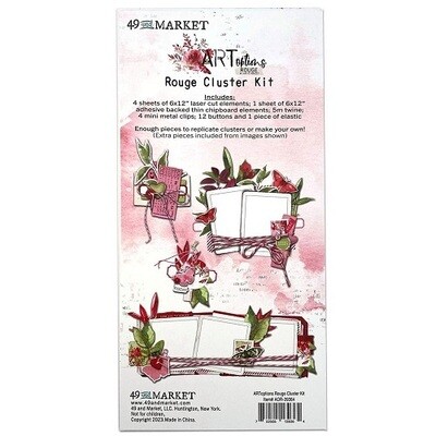 49 &amp; Market - ArtOptions - Rouge Collection - Cluster Kit - AOR39364