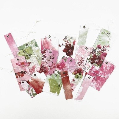 49 &amp; Market - ArtOptions - Rouge Collection - Tag Set - AOR39807 - 18 pcs
