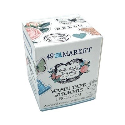 49 & Market - Vintage Artistry - Tranquility Collection - Washi Tape Stickers - VAT39784 - 5 mtrs