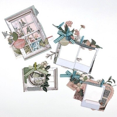 49 &amp; Market - Vintage Artistry - Tranquility Collection - Cluster Kit - VAT39708