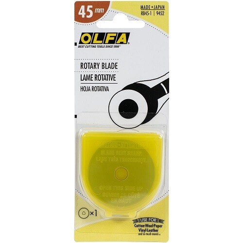 OLFA - Standard Rotary Cutter - Replacement Blades - Suits RTY-1 - RB45-1 - 1 pack