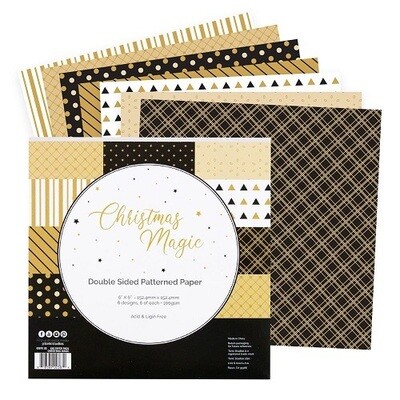 Tonic Studios - 6" x 6"- Christmas Magic - Scrap Pad - 9387E