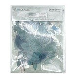 49 &amp; Market - Colour Swatch - Eucalyptus - Acetate Leaves - CSE39937 - 74 pcs