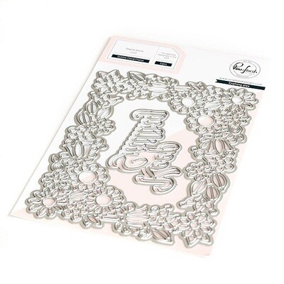 PinkFresh Studios - Floral Outline Frame Die - 193323 - 3 pcs