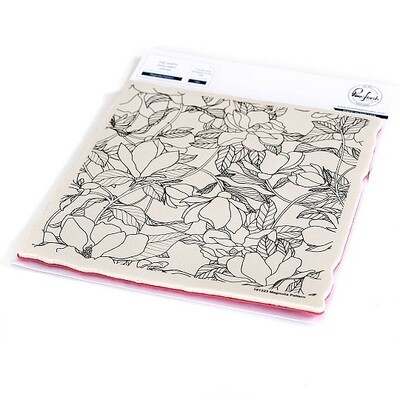 PinkFresh Studio - Cling Rubber Stamps - Magnolia Pattern - 191323