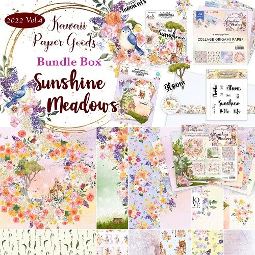 Memory Place - Sunshine Meadows Collection - 12&quot; x 12&quot; Paper  Pack - MP-61092 - 12 Sheets