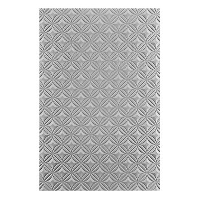Spellbinders Paper Arts - 3D Embossing Folder - Orange Peel Quilt  - 5.5" x 8.5" - E3D-046