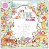 Craft Consortium - 6&quot; x 6&quot; - Let Spring Begin Collection - Scrap Pad - 40 sheets - PAD041B