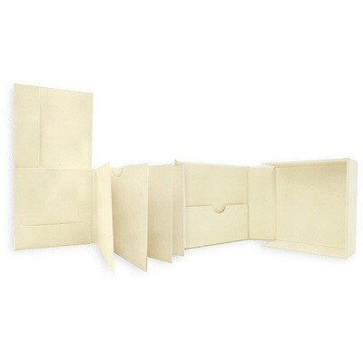 Graphic 45 - Staples Mini Album - In A Box - Ivory - G4502568