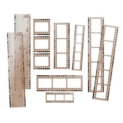 49 &amp; Market - Colour Swatch: Toast - Acetate Filmstrip - CST41145 - 11 pcs