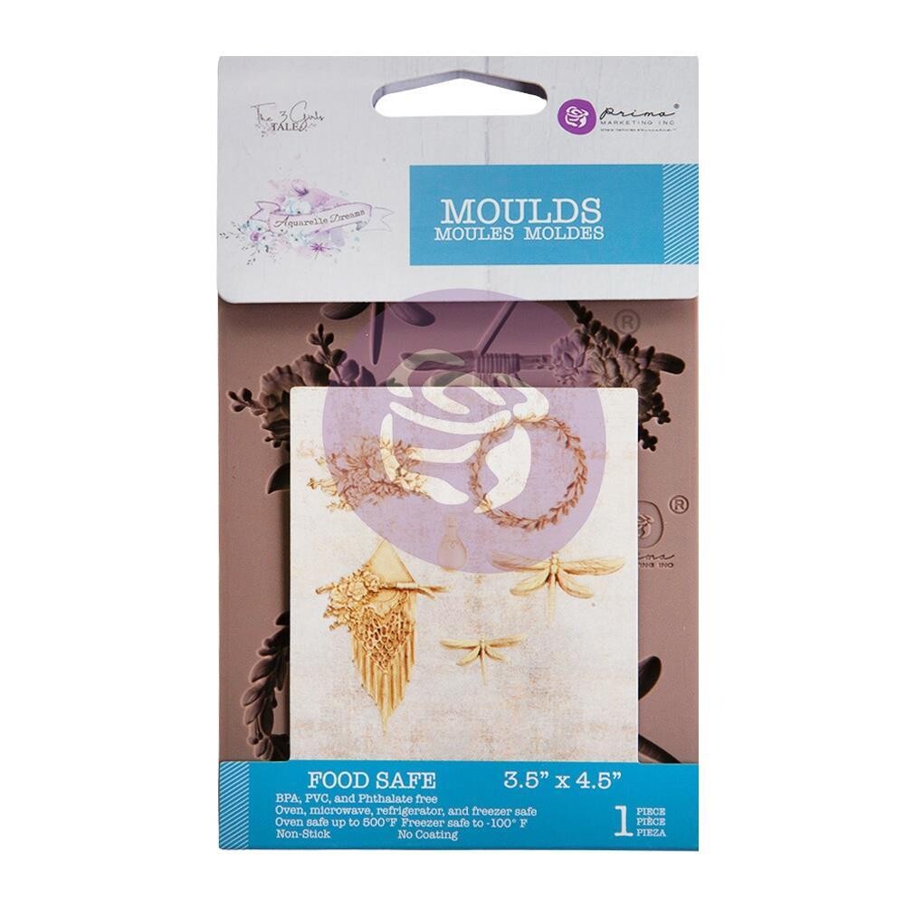 Prima Marketing - Mixed Media - Moulds - Aquarelle Dreams - 3.5&quot; x 4.5&quot; - 659431