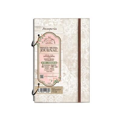 Stamperia - Create Happiness Collection - Mixed media Journal - 6" x 9" - JCH03 - 80 pages