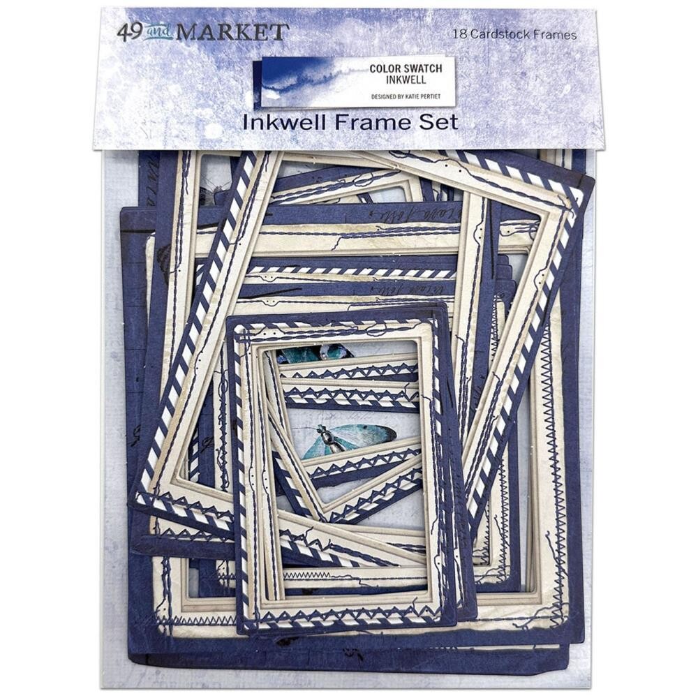 49 &amp; Market - Colour Swatch - Frame Set - Inkwell Collection - CSI40964 - 18 pcs