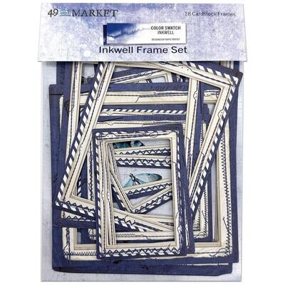 49 &amp; Market - Colour Swatch - Frame Set - Inkwell Collection - CSI40964 - 18 pcs