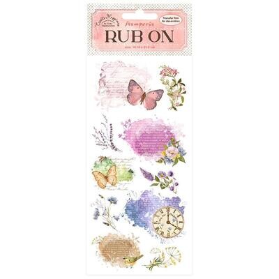 Stamperia - Create Happiness Collection - Rub On Transfers - Manuscript - DFLRB19