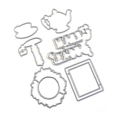 Elizabeth Craft Designs - Stamp &amp; Die Set - Cream &amp; Sugar
