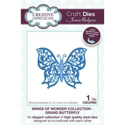 Creative Expressions - Die - Designed by Jamie Rodgers - Butterfly - CEDJR060