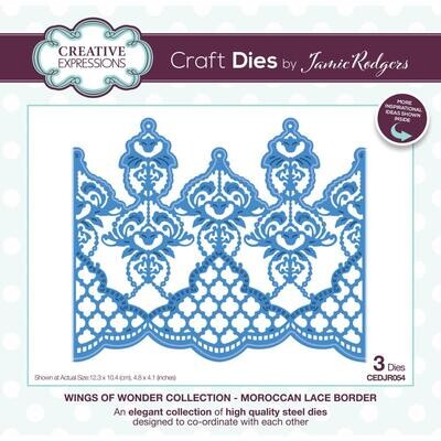 Creative Expressions - Die - Designed by Jamie Rodgers - Moroccan Lace - CEDJR054 - 3 pcs