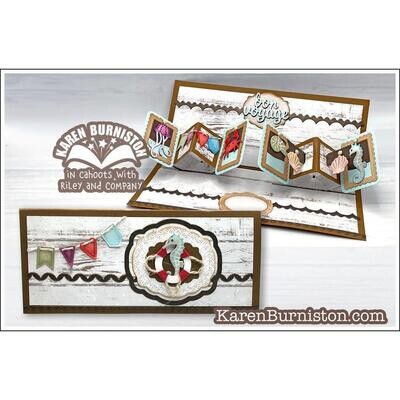 KB Riley - Karen Burnston - Dies - Little Twist Panel Pop Up - 1232 - 18 pieces