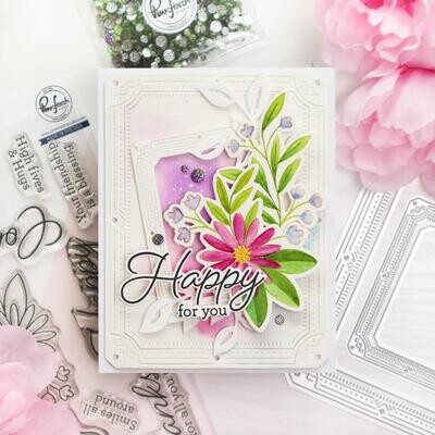 PinkFresh Studio - Die - Happy For You - 194823 - 5 pcs