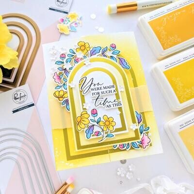 PinkFresh Studio - Hot Foil Plate - Nested Arches - 193923