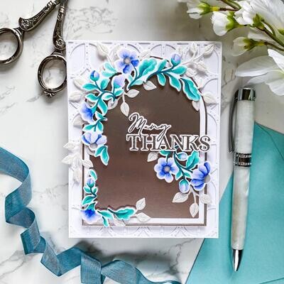 PinkFresh Studio - Die - Arch Florals - 194123 - 3 pcs
