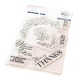 PinkFresh Studio - Clear Stamp - Arch Florals - 4&quot; x 6&quot; - 194023 - 6 pcs