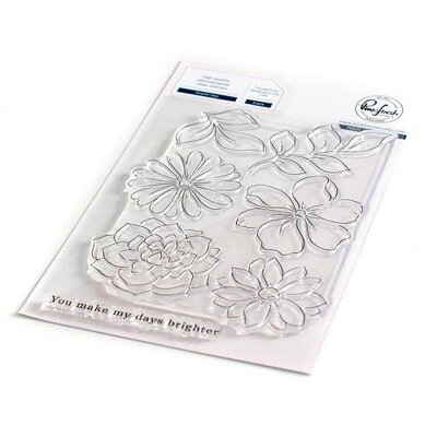PinkFresh Studio - Clear Stamp - Brighter Days - 4&quot; X 6&quot; -139122 - 2pcs