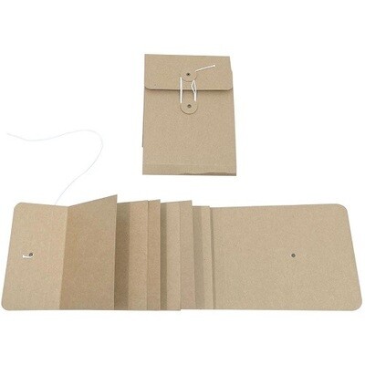 49 &amp; Market - Foundations - Album Inserts - Waterfall Enclosure - Kraft - 4" x 6" - FA38812