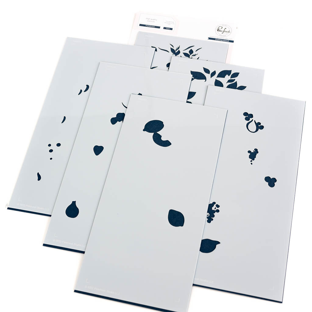 PinkFresh Studio - Fruitalicious - Layered Stencil - 189923 - 6pcs