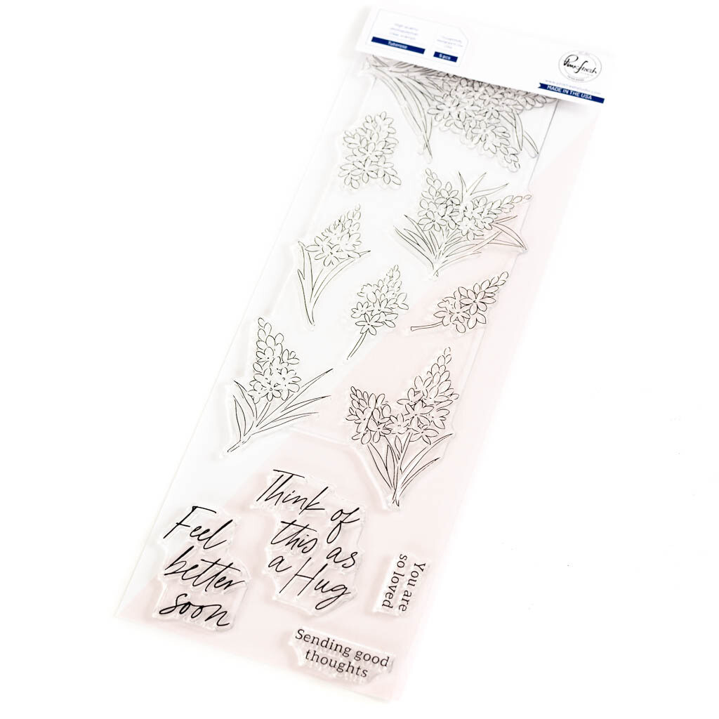 PinkFresh Studio - Tuberose - 4&quot; x 12&quot; - Clear Stamp - 195623