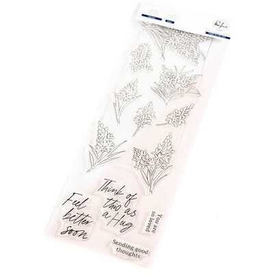 PinkFresh Studio - Tuberose - 4&quot; x 12&quot; - Clear Stamp - 195623