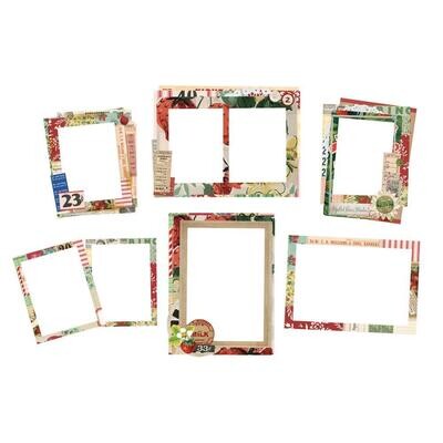 Simple Stories - Simple Vintage Berry Fields Collection - Chipboard Frames - BER20126 - 6pcs