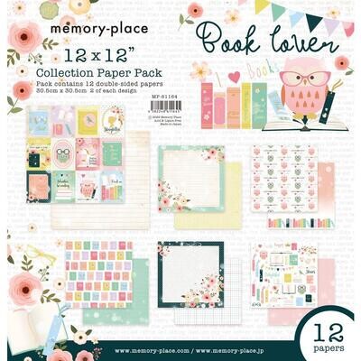 Memory Place - Book Lover Collection - 12 x 12 Paper Pack - MP-61164 - 12 sheets