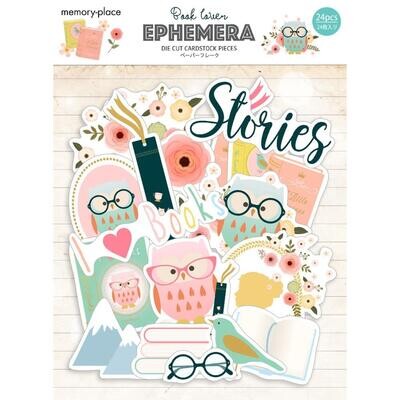 Memory Place - Book Lover Collection - Ephemera Die Cuts - MP61173 - 24 pcs