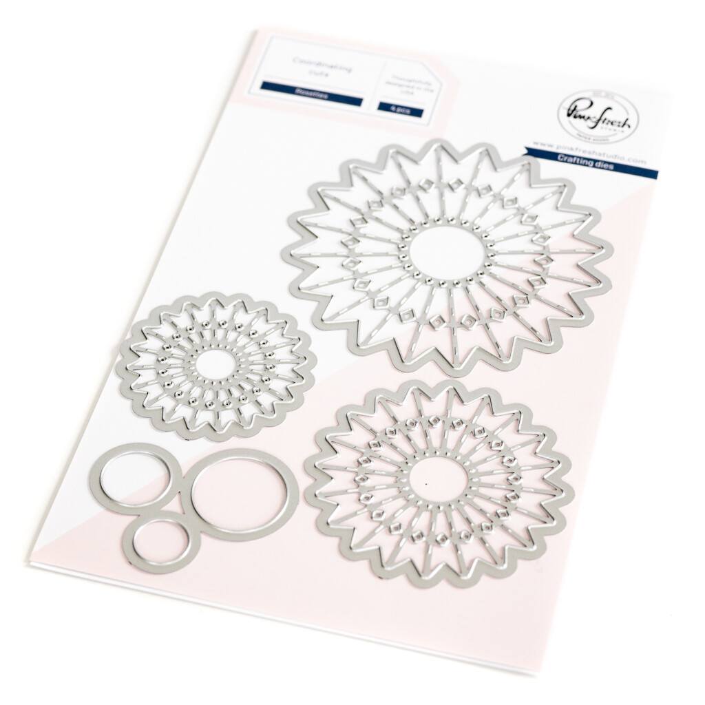 PinkFresh Studio - Rosettes - Die set - 199823 - 4pcs