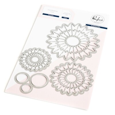 PinkFresh Studio - Rosettes - Die set - 199823 - 4pcs