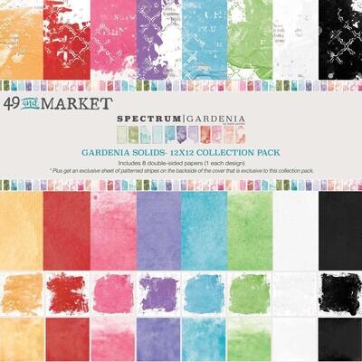 49 & Market - Spectrum - Gardenia - 12"x 12" Collection Pack - Solids - SG24012 - 8 sheets