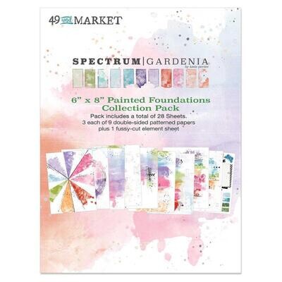 49 & Market - Spectrum - Gardenia Collection - 6" x 8" Paper Pack - Foundations - SG23558 - 28 sheets