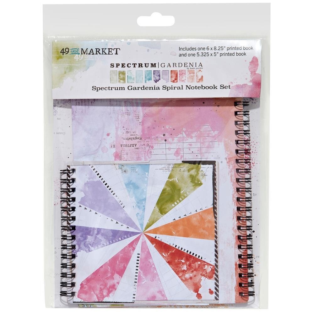 49 &amp; Market - Spectrum - Gardenia Collection - Spiral Notebooks - SG23800 - 2 pck