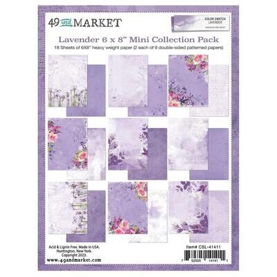 49 & Market -Colour Swatch - Lavender Collection - 6" x 8" Paper Pack - CSL41411 - 18 sheets