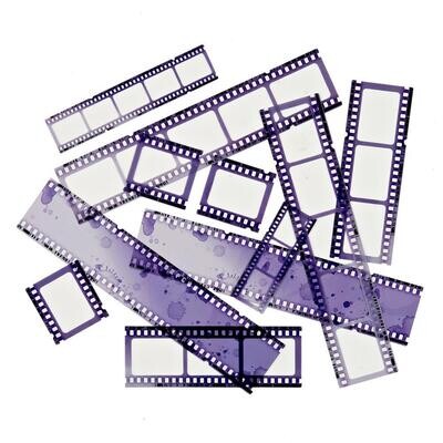 49 &amp; Market - Colour Swatch - Lavender Collection - Filmstrip Frames - CSL41442 - 11 pcs